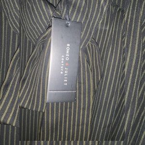 Romeo and Juliet Couture pinstriped blouse